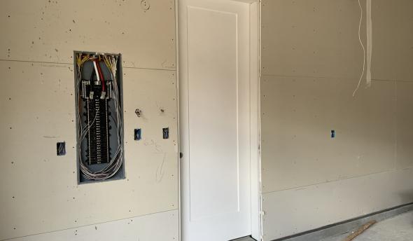 Electrical panel and door in TNAH 2024