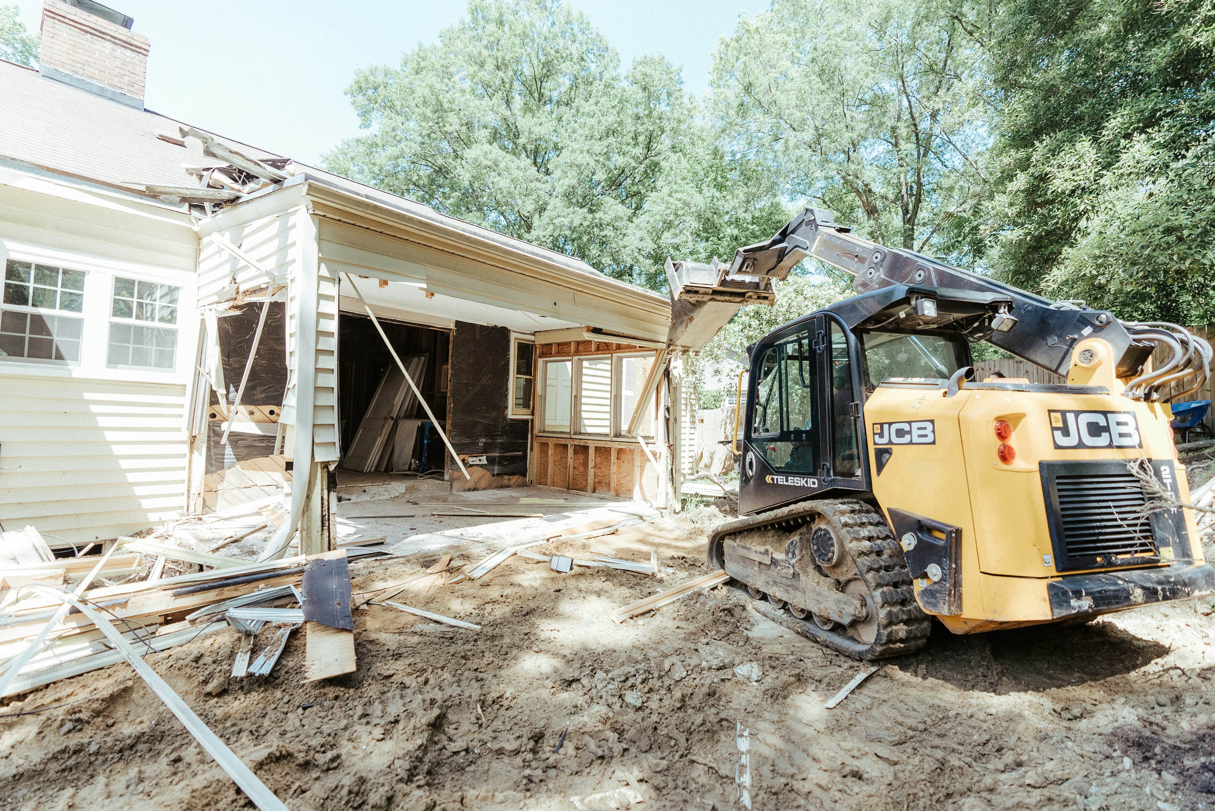 Home under remodel