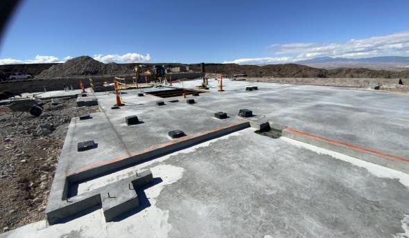 Pouring Foundation at TNAH 2025