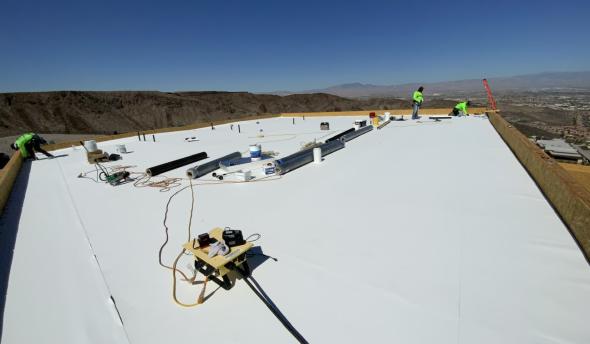 TPO roof membrane on TNAH 2025