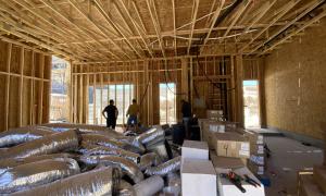 Running gas lines above ceiling in TNAH 2025