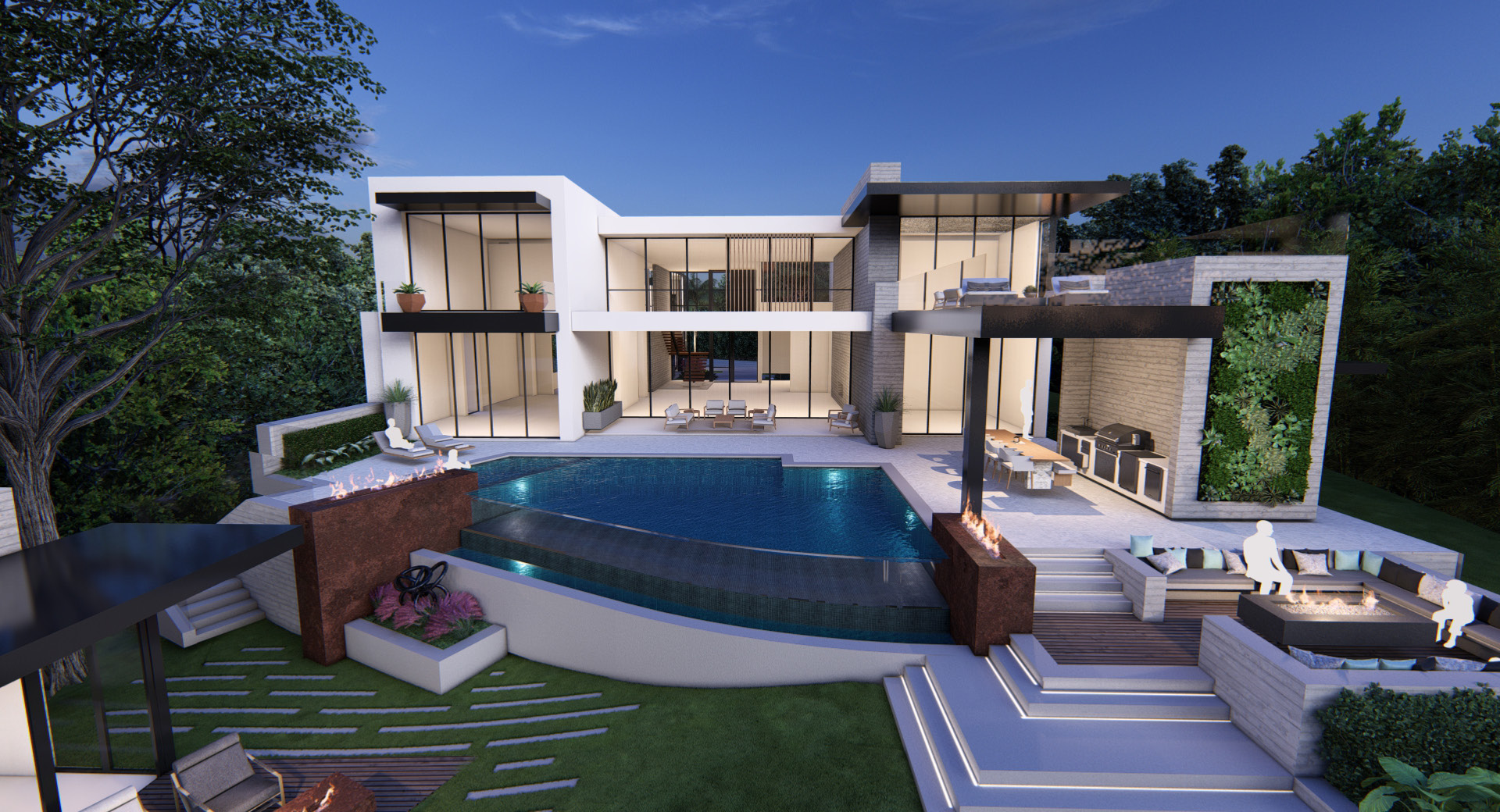 Rear elevation of TNAH 2026